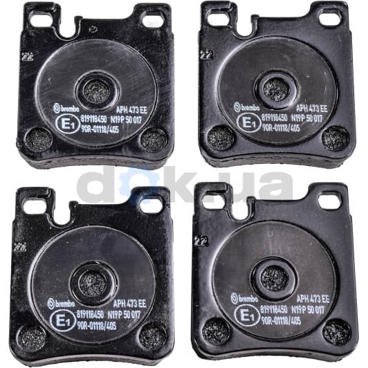 P 50 017 Brembo Тормозные колодки