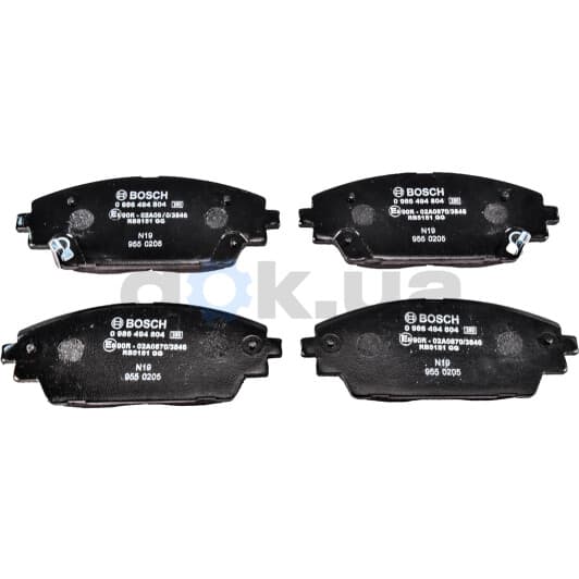 0986494804 Bosch Тормозные колодки