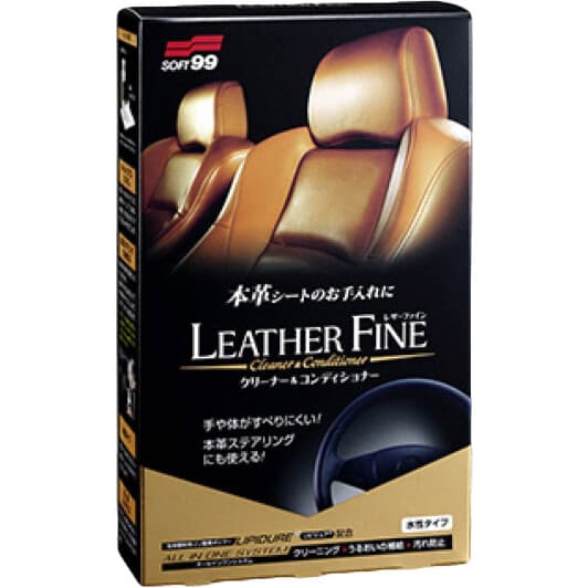Очисник салону SOFT99 Leather Fine Cleaner & Conditioner 100 мл