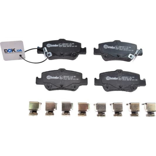 P 83 080 Brembo Гальмівні колодки