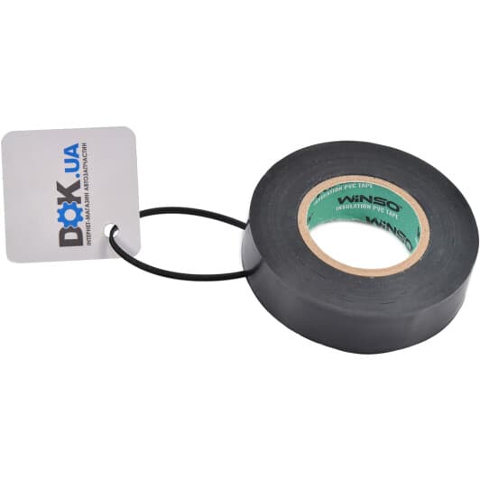 Изолента Winso 152250 черная ПВХ 19 мм х 25 м