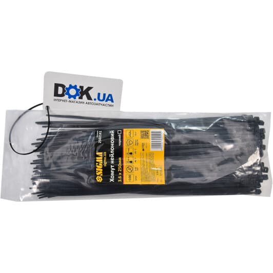 Стяжка Sigma 2502141 250 мм 3,6 мм 100 шт