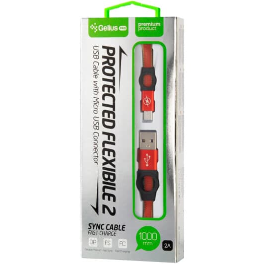 Кабель Gelius Flexible 2 GP-UC07M USB - Micro USB 1 м
