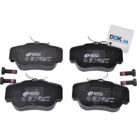 0284.00 Remsa Тормозные колодки для Mercedes 190