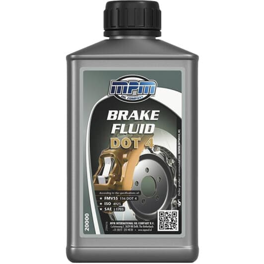 Тормозная жидкость MPM DOT 4 пластик