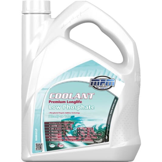 MPM Low Phosphate синий -37 °C, 5 л (86005CLP) готовый антифриз