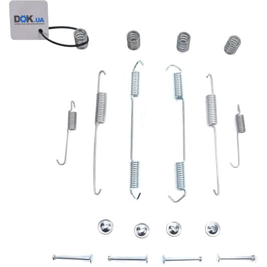 LY1062 Delphi Монтажный комплект барабанных тормозных колодок