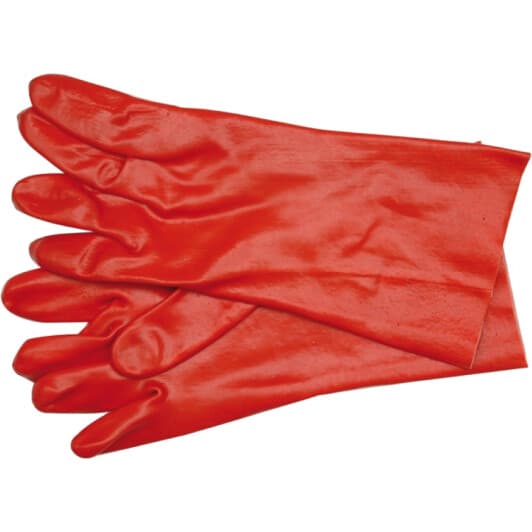 Перчатки рабочие Vorel красные, XXL 11" (74151)