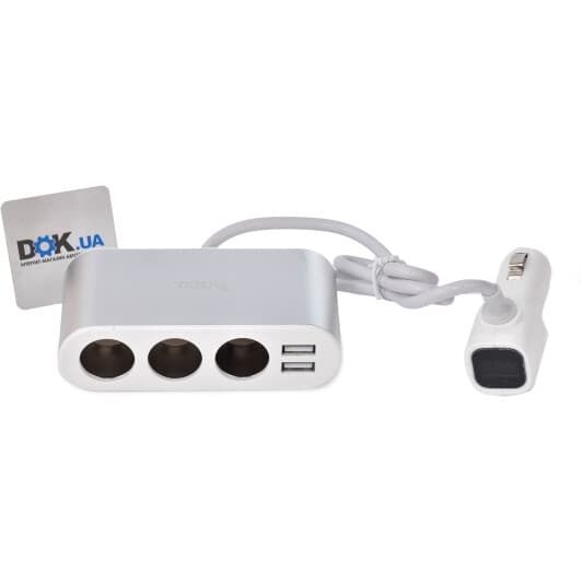 Разветвитель прикуривателя с USB Hoco Z13 78729