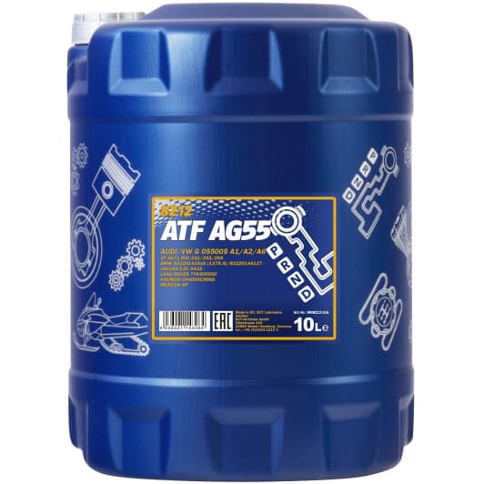 Mannol ATF AG55 (10 л) трансмиссионное масло