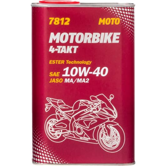 Mannol Motorbike 4-Takt (Metal) 10W-40 моторное масло 4T