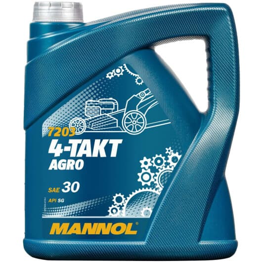 4T Mannol Agro 30, 4 л (MN7203-4) моторна олива 4T