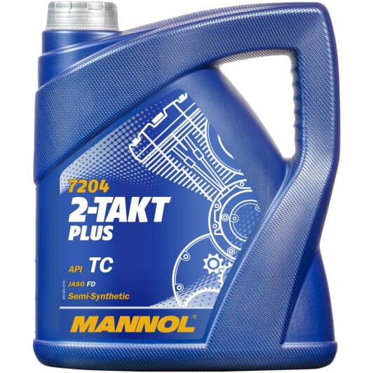 Mannol 2-Takt Plus, 4 л (MN7204-4) моторна олива 2T