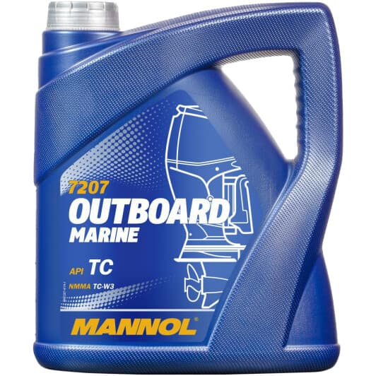Mannol Outboard Marine, 4 л (MN7207-4) моторное масло 2T