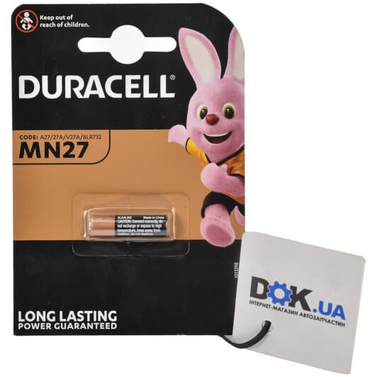 Батарейка Duracell 5260619 A27 12 V 1 шт