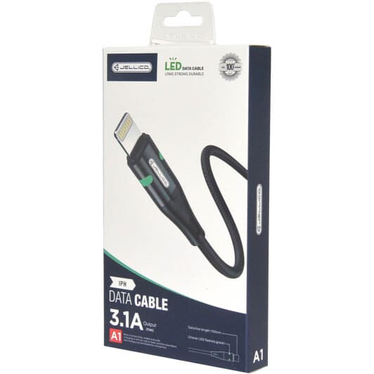 Кабель Jellico A1 RL064423 USB - Apple Lightning 1 м