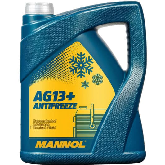 Mannol AG13+ Advanced жовтий 5 л (MN4114-5) концентрат антифризу