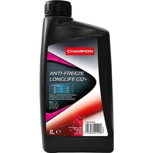 Champion Anti-Freeze Longlife G12+ рожевий концентрат антифризу