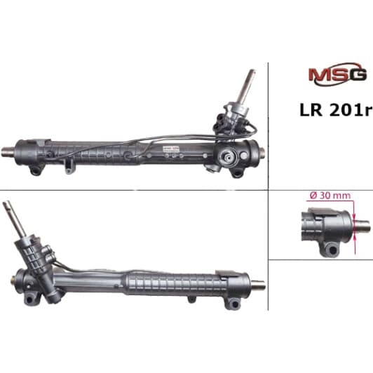 LR201R MSG Кермова рейка для Land Rover Discovery