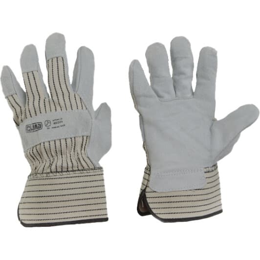 Краги Сила замшевые белые