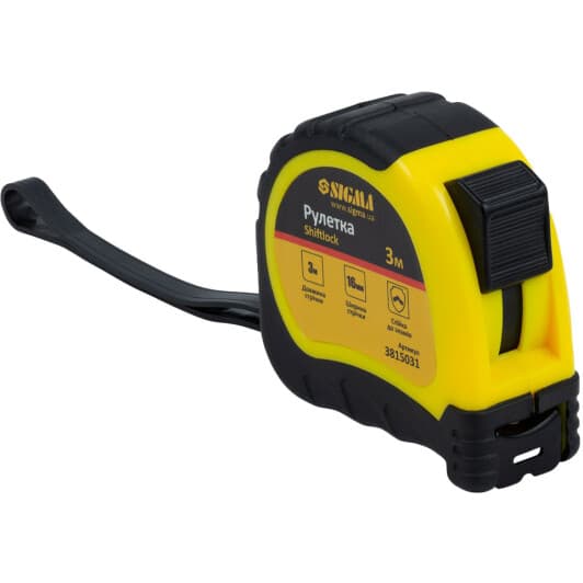 Рулетка Sigma 3815031 3 м