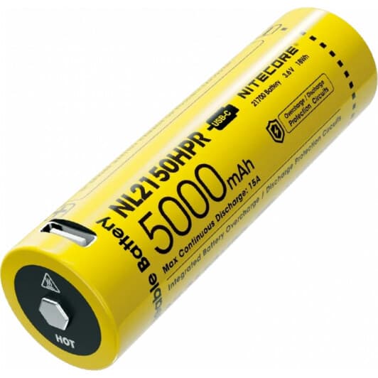 Акумуляторна батарейка Nitecore 6-1379_50_HPR 5000 mAh 1 шт