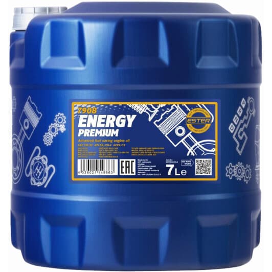 Mannol Energy Premium 5W-30 (7 л) моторна олива