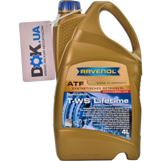 Ravenol ATF T-WS Lifetime (4 л) трансмісійна олива