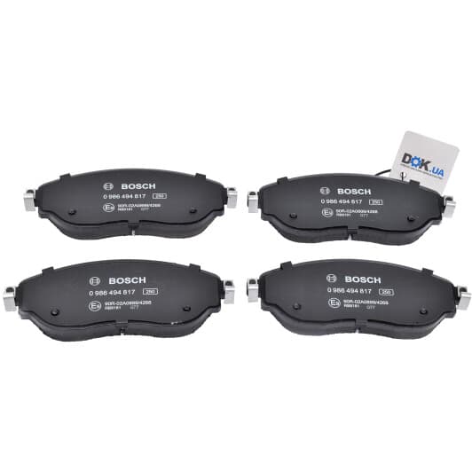 0986494817 Bosch Гальмівні колодки