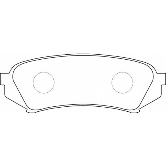 PN1412 NiBK Тормозные колодки