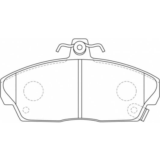 PN8103 NiBK Гальмівні колодки
