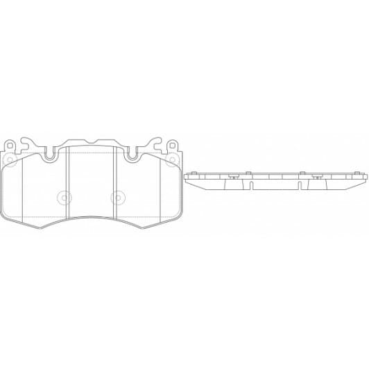 PN0567 NiBK Гальмівні колодки для Land Rover Range Rover
