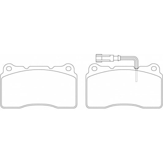 PN0150 NiBK Тормозные колодки