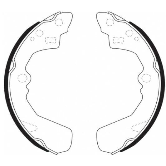 FN0032 NiBK Гальмівні колодки