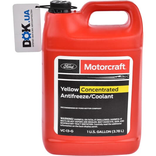 Ford Yellow Concentrated Antifreeze/Coolant желтый концентрат антифриза