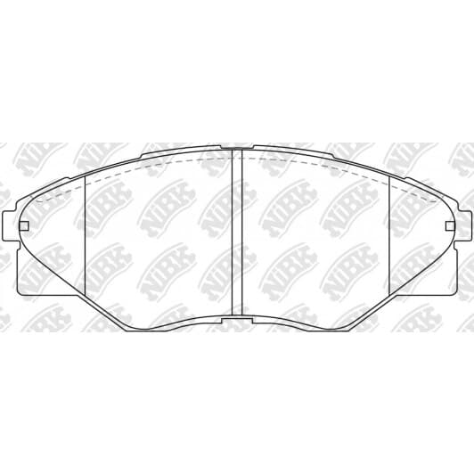 PN1802 NiBK Тормозные колодки для Toyota Hilux