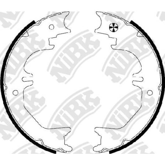 FN8905 NiBK Колодки ручника