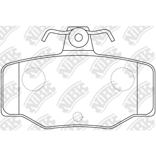 PN2214 NiBK Тормозные колодки