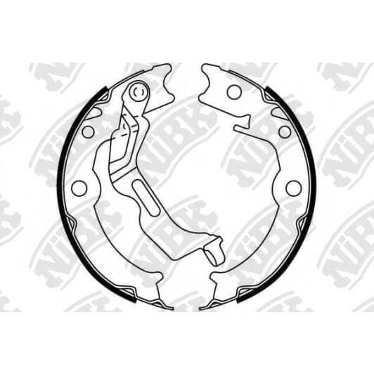 FN0658 NiBK Гальмівні колодки