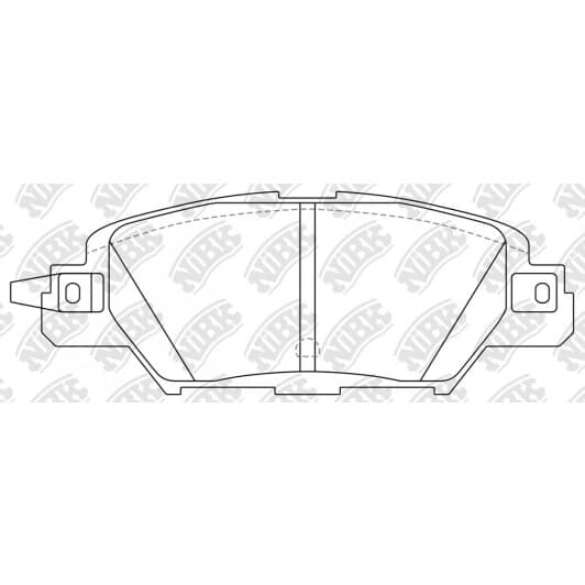 PN5818 NiBK Тормозные колодки для Mazda CX-5
