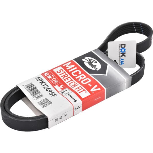 6PK1249SF Gates Поліклиновий ремінь