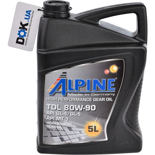 Alpine TDL GL-4 / 5 MT-1 80W-90 (5 л) трансмісійна олива