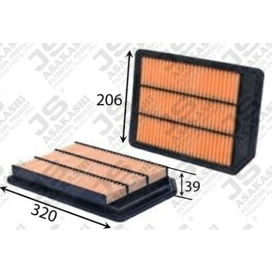 A29002 JS Asakashi Воздушный фильтр для Suzuki Kizashi