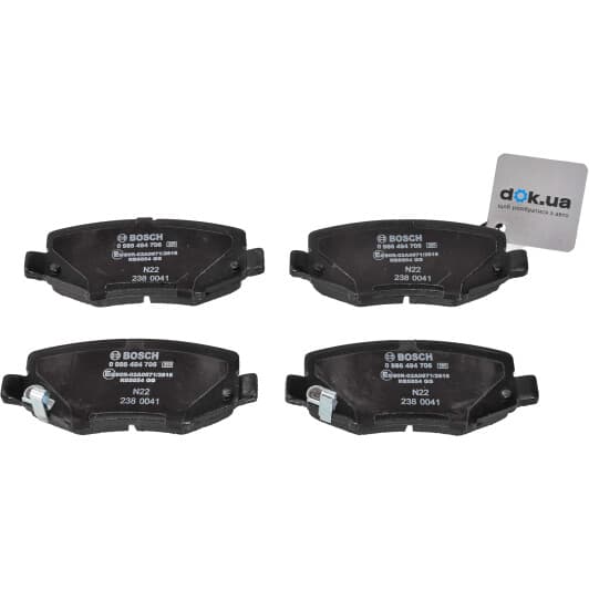 0986494706 Bosch Тормозные колодки