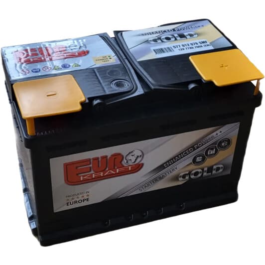 Акумулятор EUROKRAFT 6 CT-77-R Gold 183755