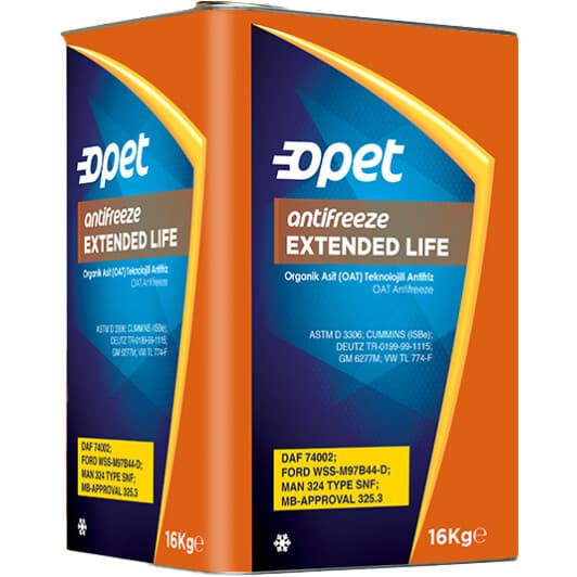 Opet Extended Life G12+ помаранчевий 16 л (601383106) концентрат антифризу