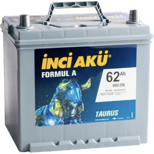 Аккумулятор Inci Aku 6 CT-62-R Formul A Taurus (Asia) D23062054011