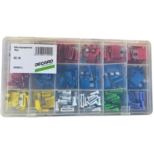 Набор предохранителей Decaro DEC180 FX maxi (mega) 180 шт.