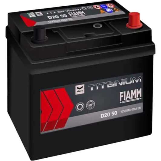 Аккумулятор Fiamm 6 CT-50-R Titanium Black 7905174