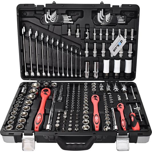 Набор инструментов Intertool ET-7176 1/2", 3/8", 1/4" 176 шт.